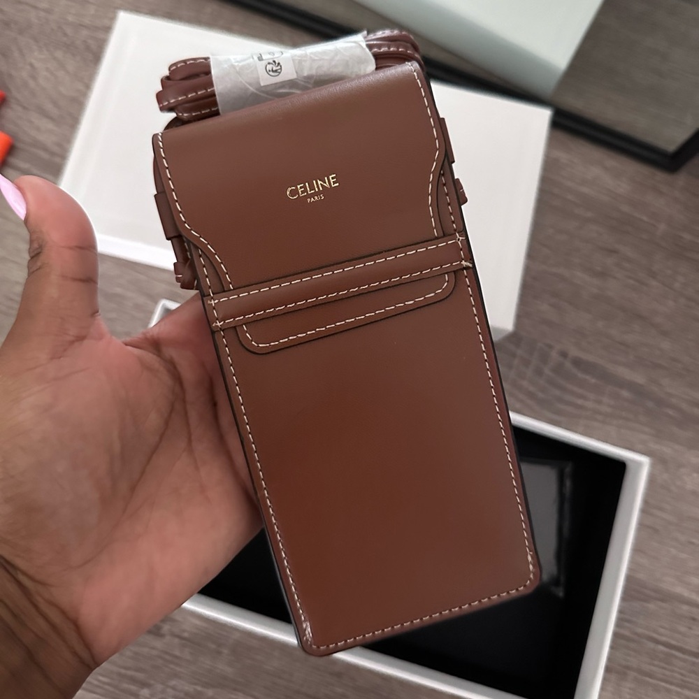 Celine crossbody sunglass case